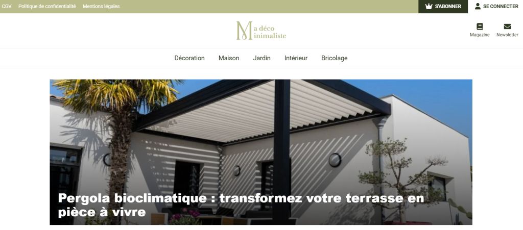 Ma-deco-minimaliste.fr notre avis sur le magazine