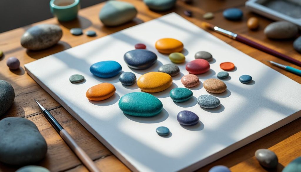 apprenez à créer un magnifique tableau décoratif en utilisant des galets. suivez nos étapes simples pour un diy artistique et naturel.