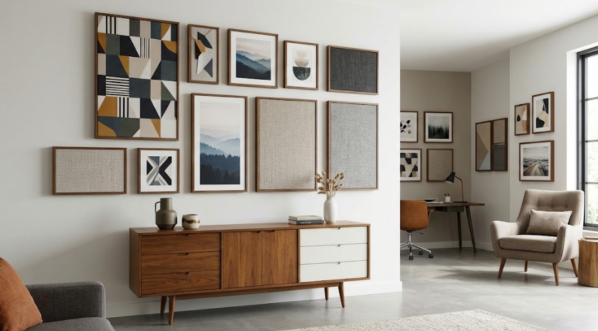 Comment réduire l’écho dans un salon avec des cadres acoustiques décoratifs ?